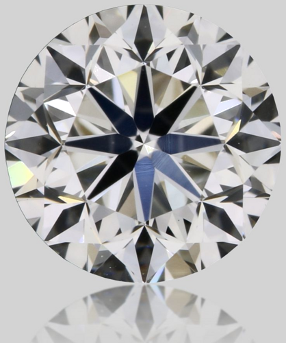 0.5 carat H-VVS2 GD cut Natūralus Round Deimantas (1)