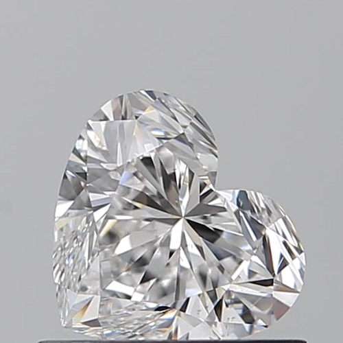 0.7 carat D-VS2 Natūralus Heart Deimantas (1)