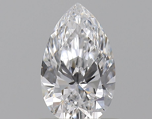 0.5 carat D-SI1 Natūralus Pear Deimantas (1)