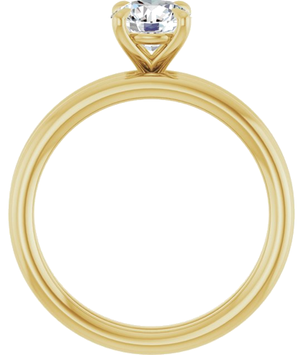 Sužadėtuvių Žiedas „Claw-Prong Solitaire“ 14k yellow gold Round 6mm (7)