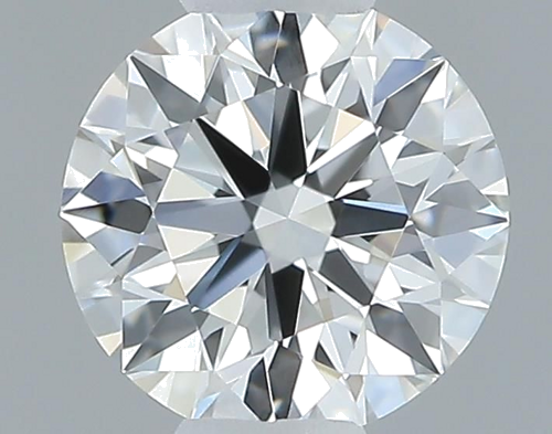 0.37 carat F-VVS1 Excellent cut Natūralus Round Deimantas (1)