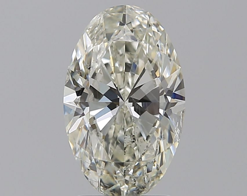 2.2 carat K-SI2 Natūralus Oval Deimantas (1)