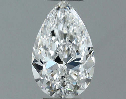 0.6 carat F-SI1 Natūralus Pear Deimantas (1)