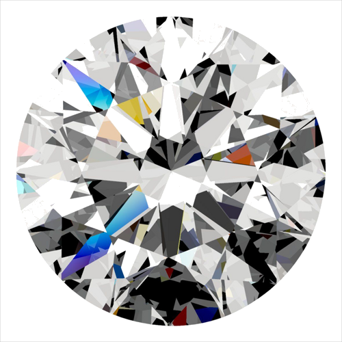 0.31 carat E-VVS1 Excellent cut Natūralus Round Deimantas (1)