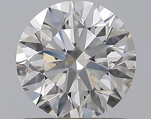 0.91 carat G-SI2 Excellent cut Natūralus Round Deimantas (1)