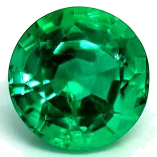 0.48 carat GREEN Round Smaragdas (1)