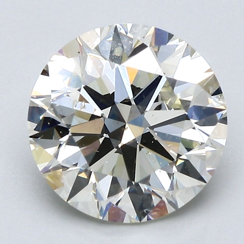 3.05 carat K-SI2 Excellent cut Natūralus Round Deimantas (1)