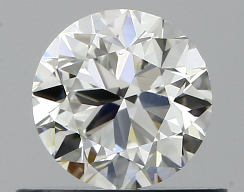0.5 carat I-VVS2 Very Good cut Natūralus Round Deimantas (1)