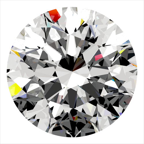 0.31 carat D-VVS2 Excellent cut Natūralus Round Deimantas (1)