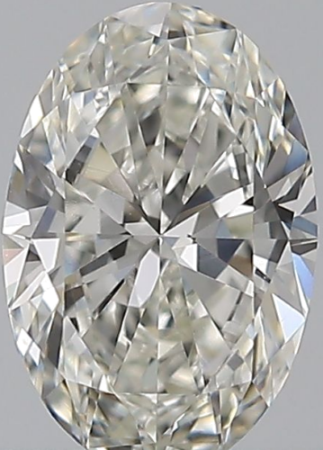 0.51 carat H-VS2 Natūralus Oval Deimantas (1)