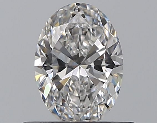 0.5 carat D-VVS2 Natūralus Oval Deimantas (1)