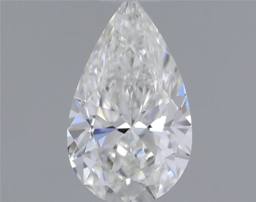 0.32 carat F-IF Natūralus Pear Deimantas (1)