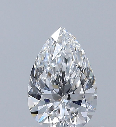 0.5 carat E-SI2 Natūralus Pear Deimantas (1)
