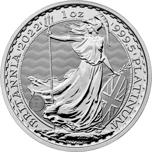 1 oz Britannia Lielbritānija Platīna monēta Jaukti gadi (1)