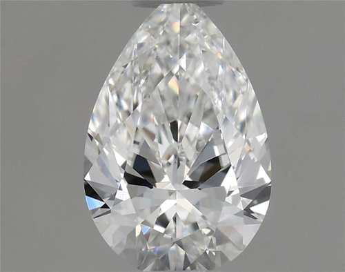 0.4 carat F-VVS1 Natūralus Pear Deimantas (1)