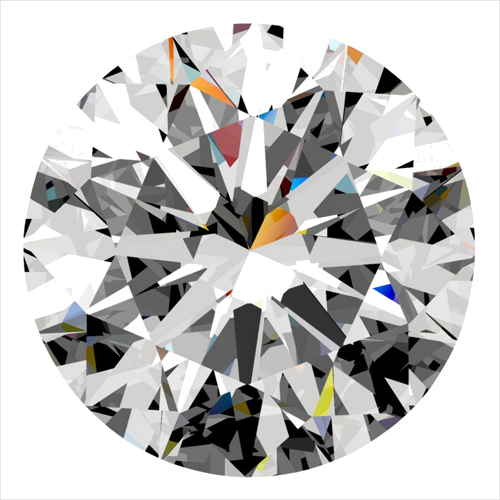 0.3 carat H-VVS1 Excellent cut Natūralus Round Deimantas (1)