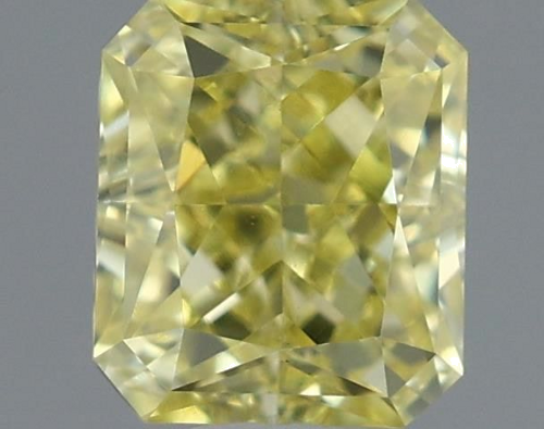 0.51 carat Fancy Intense Yellow-VS1 Natūralus Radiant Deimantas (1)