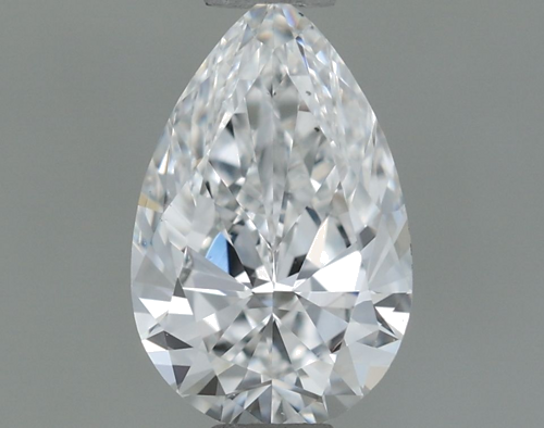 0.6 carat E-VS1 Natūralus Pear Deimantas (1)