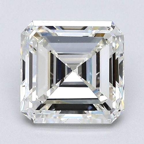 2.35 carat J-VS1 Natūralus Asscher Deimantas (1)