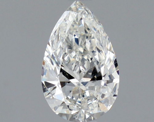 0.5 carat G-SI1 Natūralus Pear Deimantas (1)