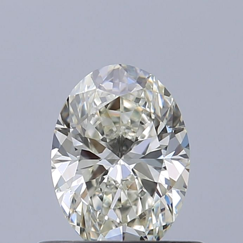 0.52 carat K-VVS2 Natūralus Oval Deimantas (1)