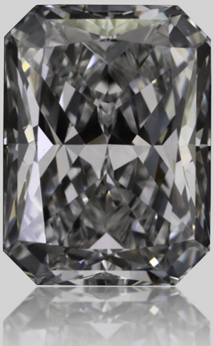 0.51 carat E-VS1 Natūralus Radiant Deimantas (1)