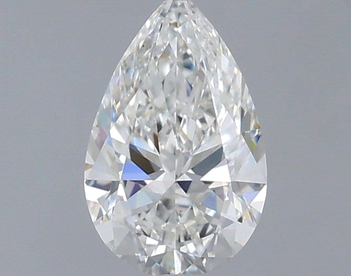 0.6 carat F-VS2 Natūralus Pear Deimantas (1)