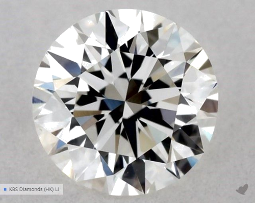 0.52 carat H-VS1 Excellent cut Natūralus Round Deimantas (1)