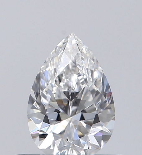 0.45 carat E-VS1 Natūralus Pear Deimantas (1)