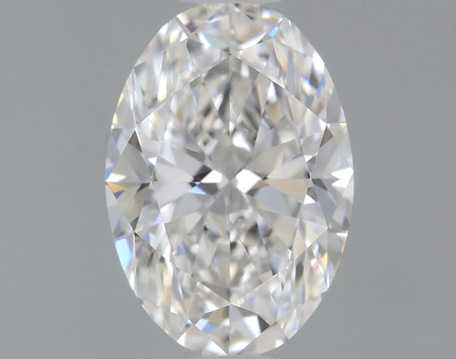 0.5 carat F-VVS2 Natūralus Oval Deimantas (1)