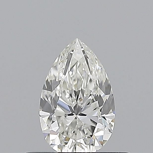 0.5 carat G-VVS1 Natūralus Pear Deimantas (1)