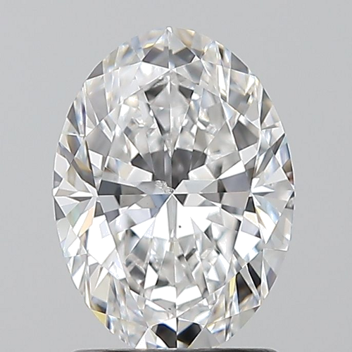 1.51 carat D-SI1 Natūralus Oval Deimantas (1)