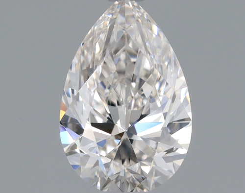 0.5 carat F-VVS1 Natūralus Pear Deimantas (1)