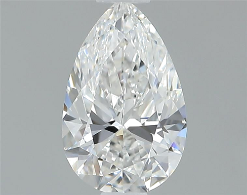 0.52 carat E-VVS1 Natūralus Pear Deimantas (1)