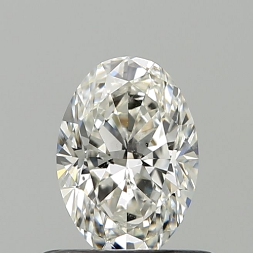 0.51 carat H-SI1 Natūralus Oval Deimantas (1)