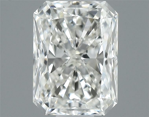 0.51 carat I-VVS1 Natūralus Radiant Deimantas (1)