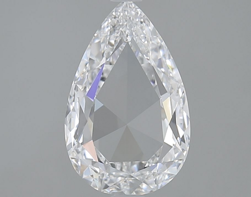 2.1 carat D-VVS1 Natūralus Pear Deimantas (1)