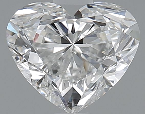 1.0 carat F-SI2 Natūralus Heart Deimantas (1)