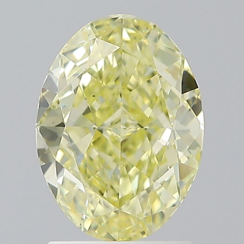 2.01 carat Fancy Yellow-VS2 Natūralus Oval Deimantas (1)