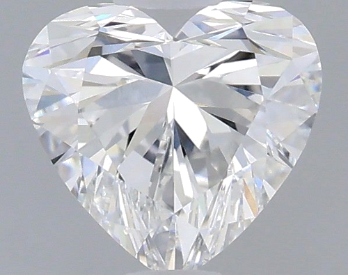 0.51 carat E-VVS1 Natūralus Heart Deimantas (1)