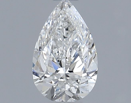 0.5 carat E-SI1 Natūralus Pear Deimantas (1)