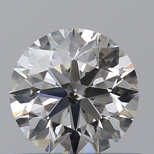 0.51 carat G-SI2 Excellent cut Natūralus Round Deimantas (1)