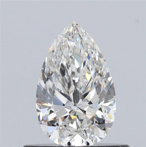 0.45 carat G-SI1 Natūralus Pear Deimantas (1)