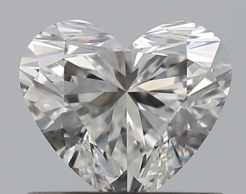0.7 carat G-VVS2 Natūralus Heart Deimantas (1)