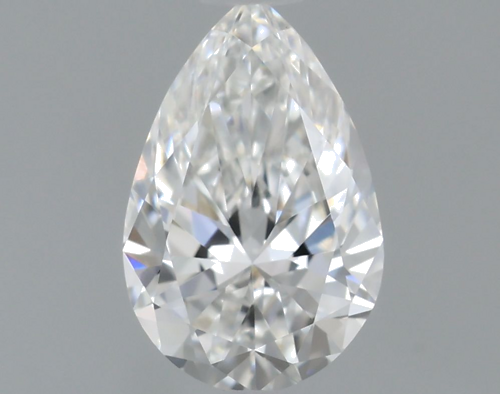 0.34 carat F-VVS1 Natūralus Pear Deimantas (1)