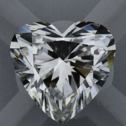1.01 carat H-VS2 Natūralus Heart Deimantas (1)