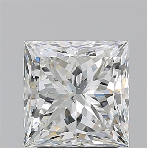 3.02 carat H-SI2 Natūralus Princess Deimantas (1)