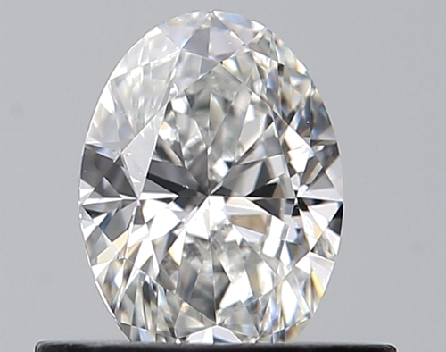 0.49 carat F-VVS2 Natūralus Oval Deimantas (1)
