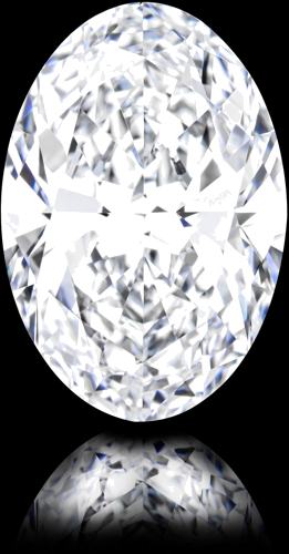 3.46 carat D-FL Natūralus Oval Deimantas (1)