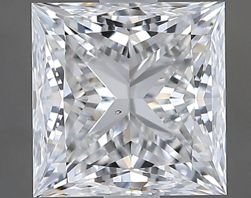 1.7 carat F-VS2 Natūralus Princess Deimantas (1)